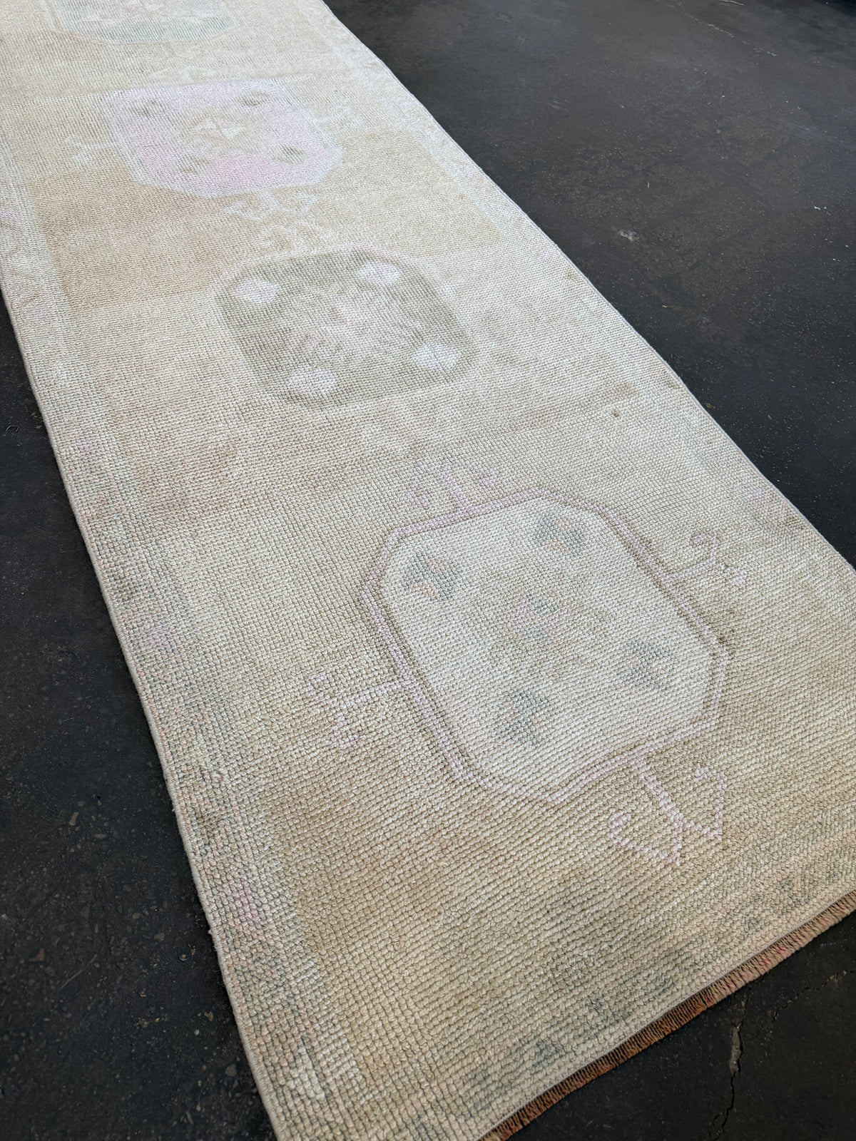 Vintage anatollian runner rug