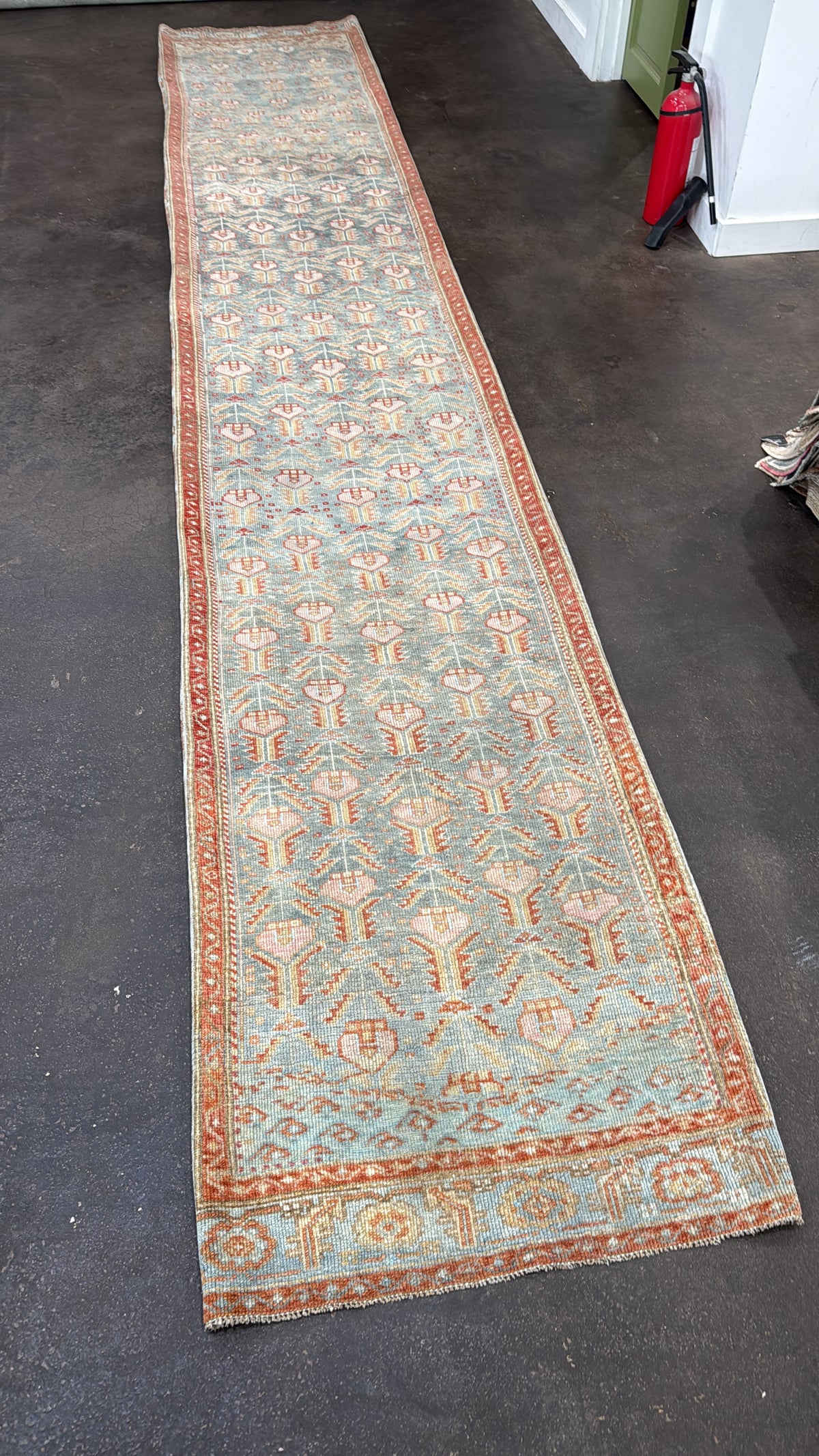 Antique Persian runner rug