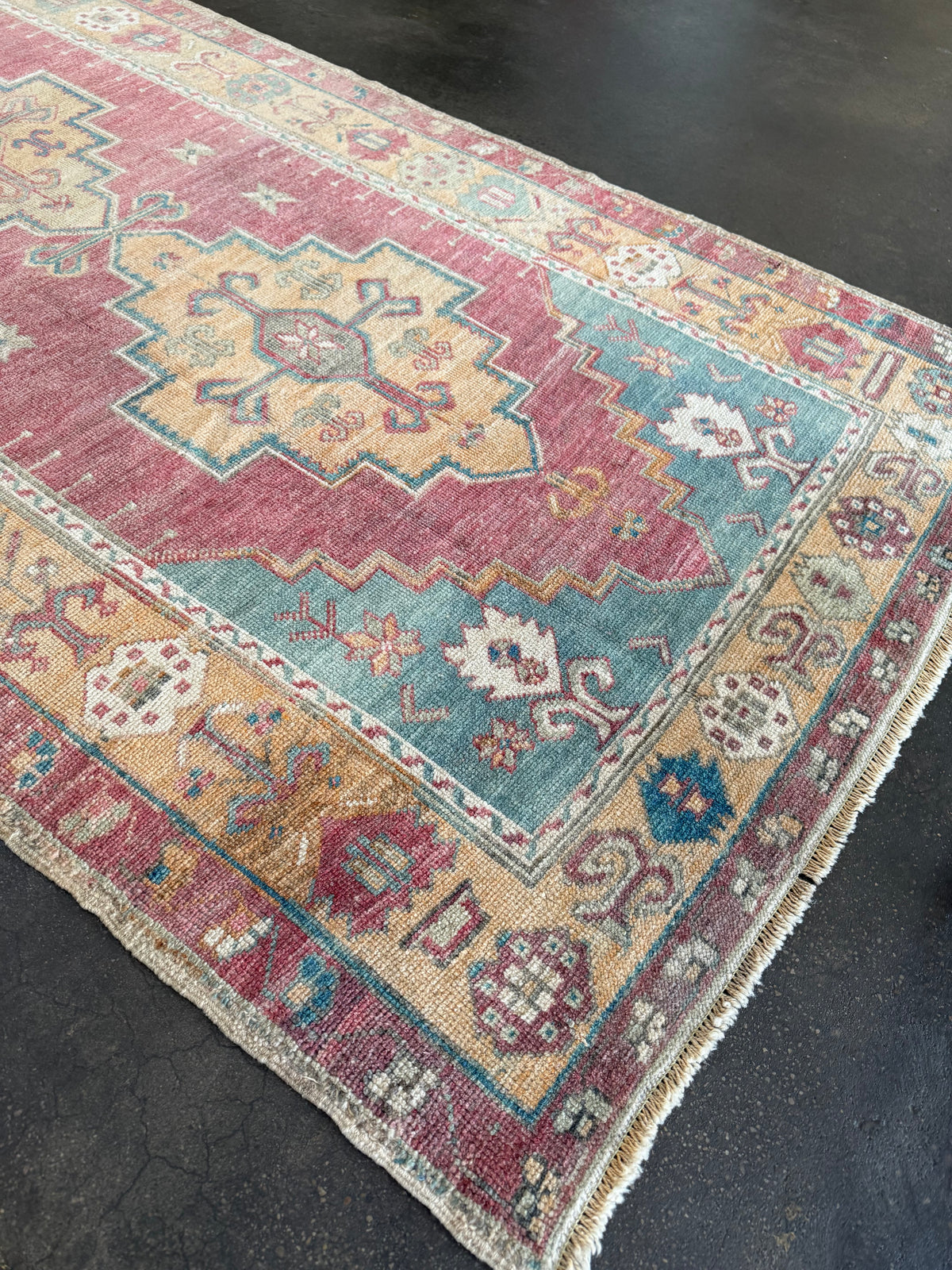 Vintage Turkish area rug