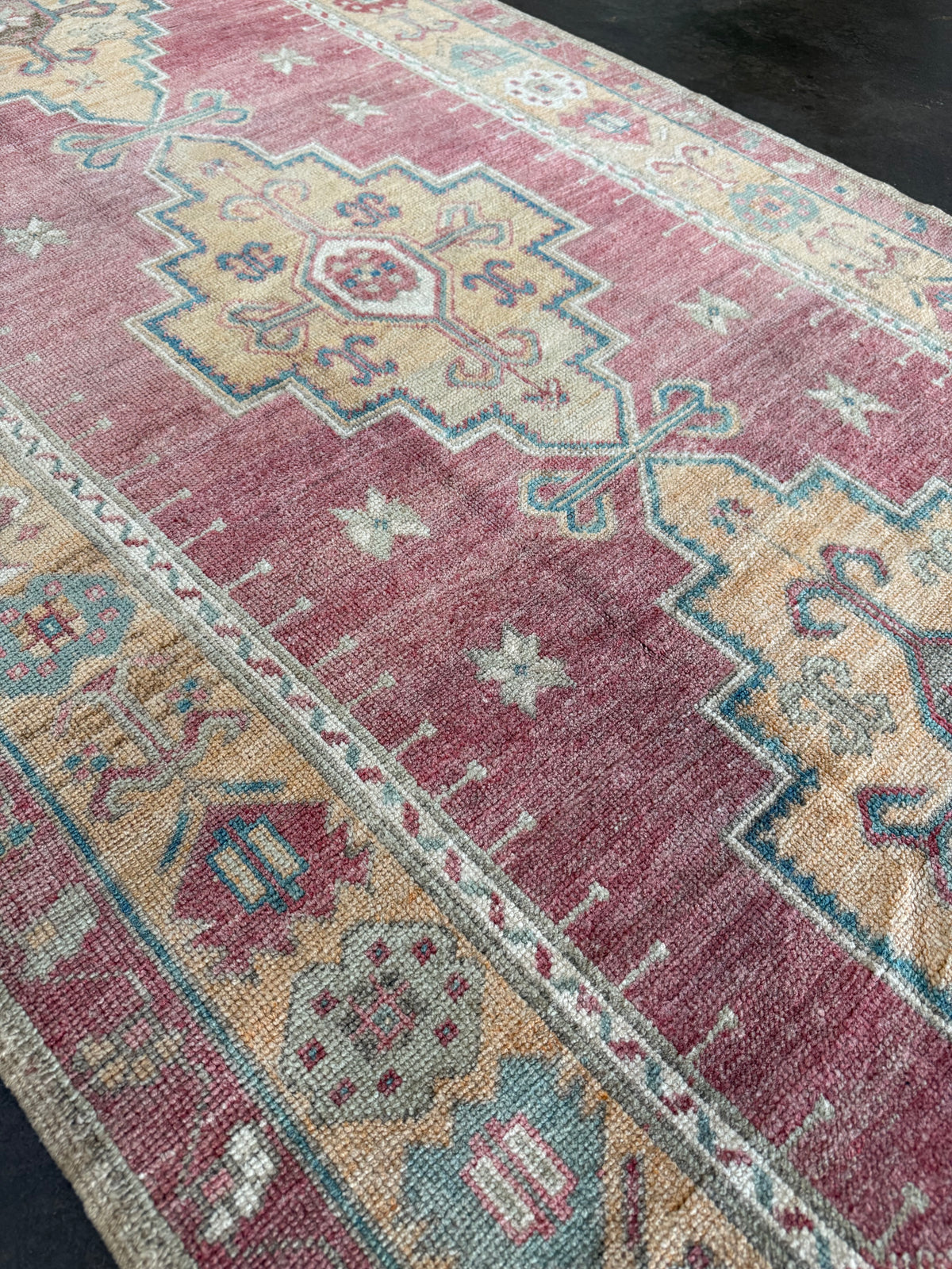 Vintage Turkish area rug