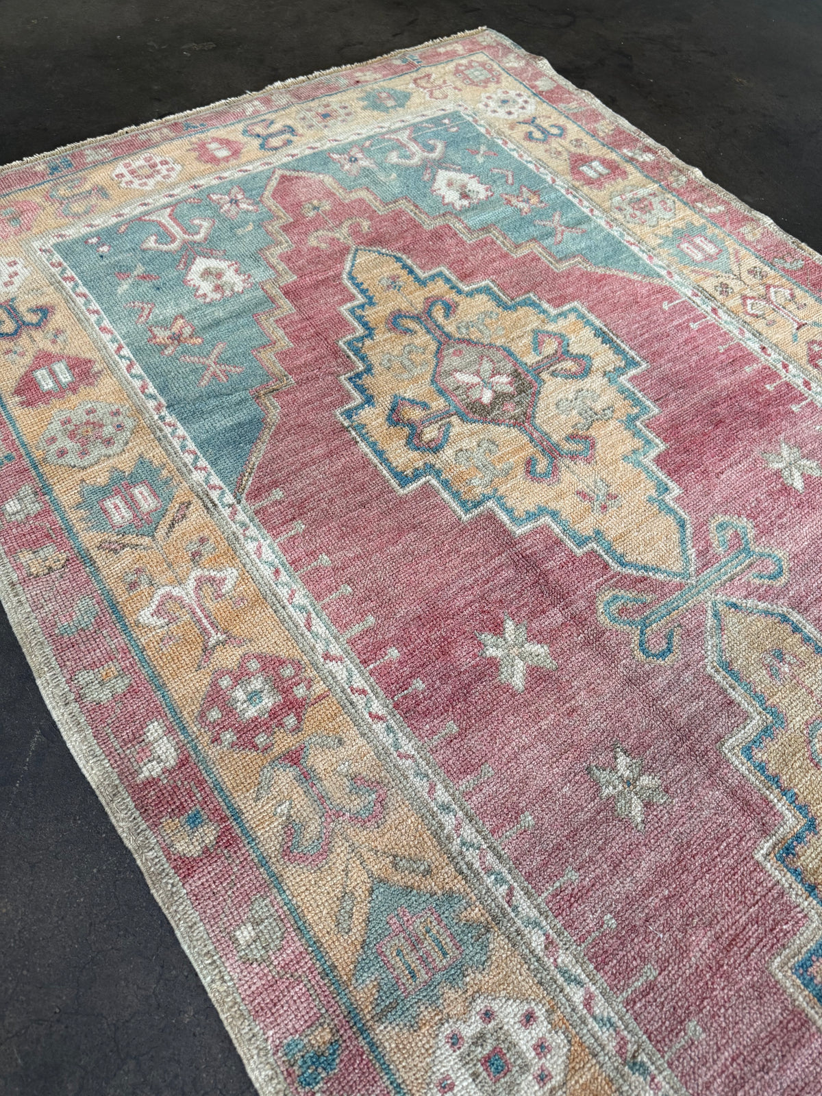 Vintage Turkish area rug