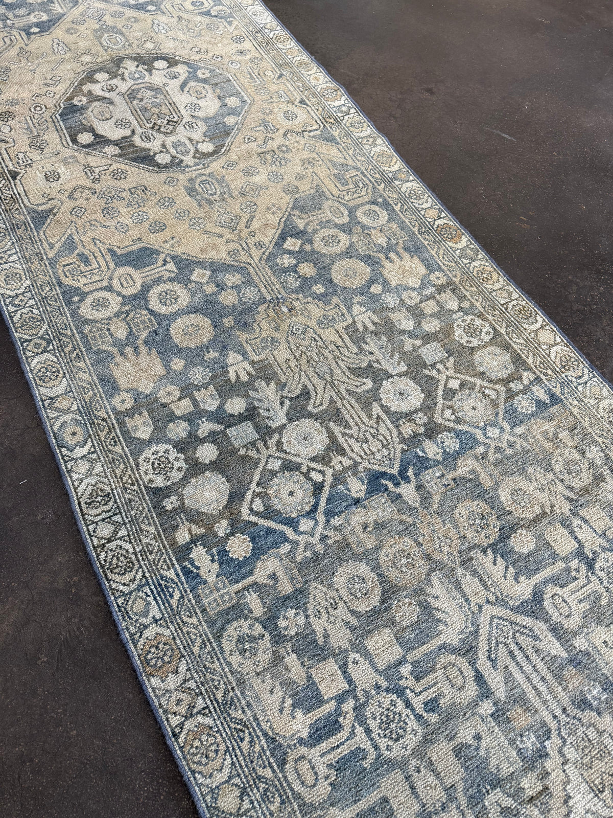 Antique Persian runner rug