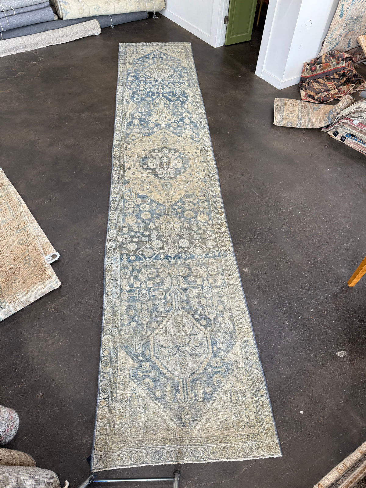Antique Persian runner rug
