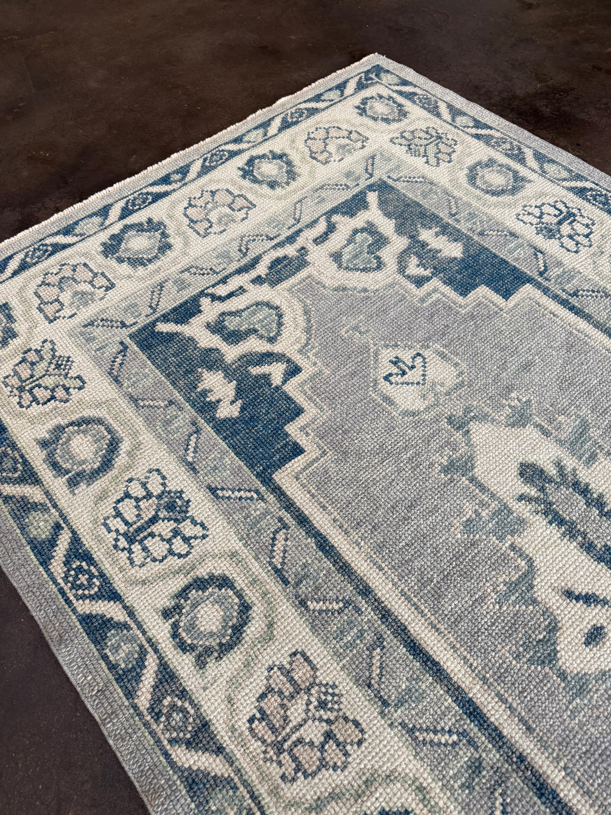 Turkish Oushak rug
